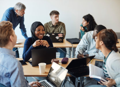 setting out in problem solving, Students in a classroom