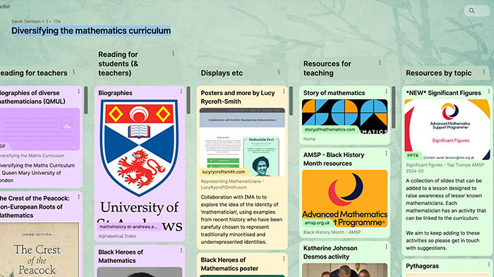 Diversifying the curriculum